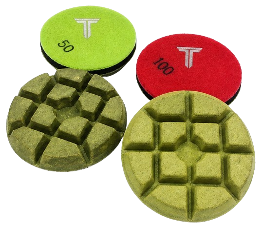 3" Resin Polishing Pads for Concrete