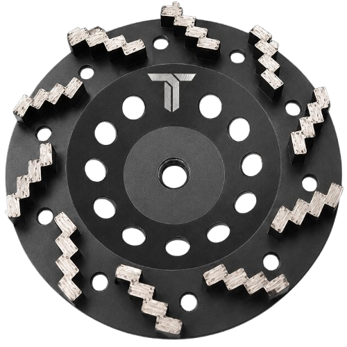 ZigZag Seg Cup Wheel Threaded